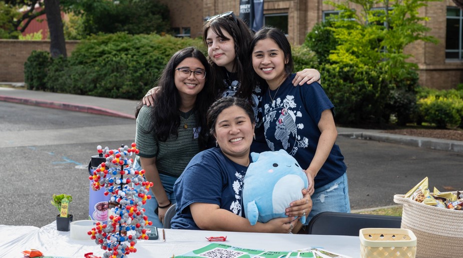 Students at the Activities Fair