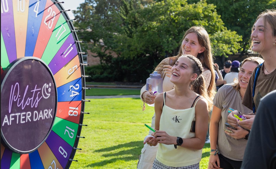 Students at the Activities Fair