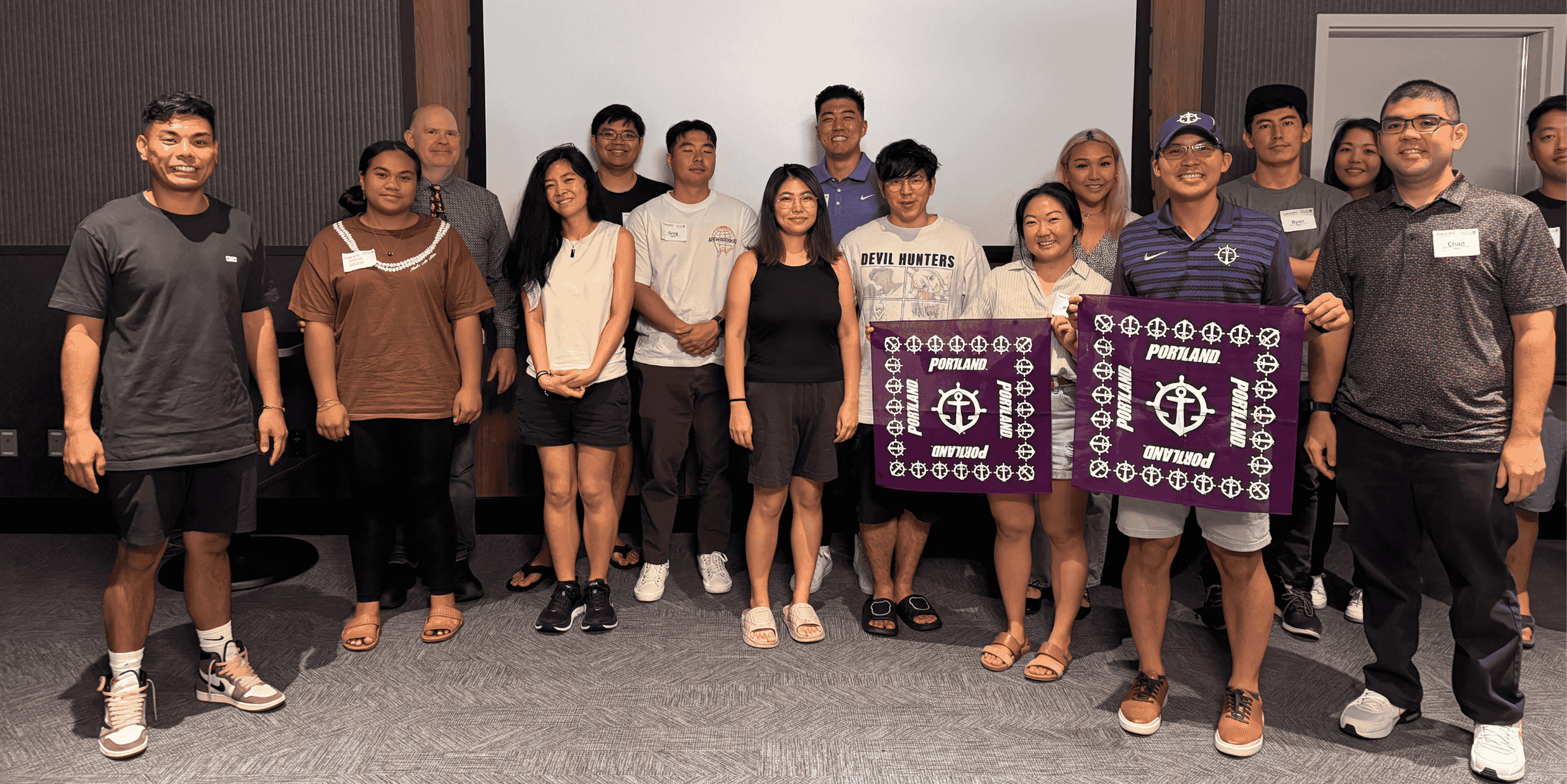 Alumni at Dave and Buster's Honolulu
