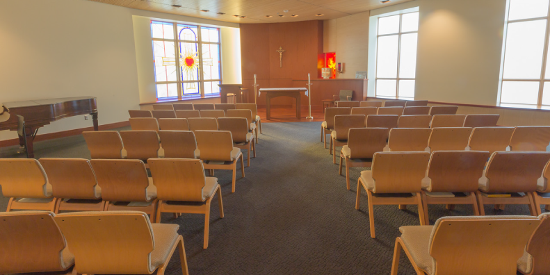 Fields and Schoenfeldt Halls, Sacred Heart Chapel