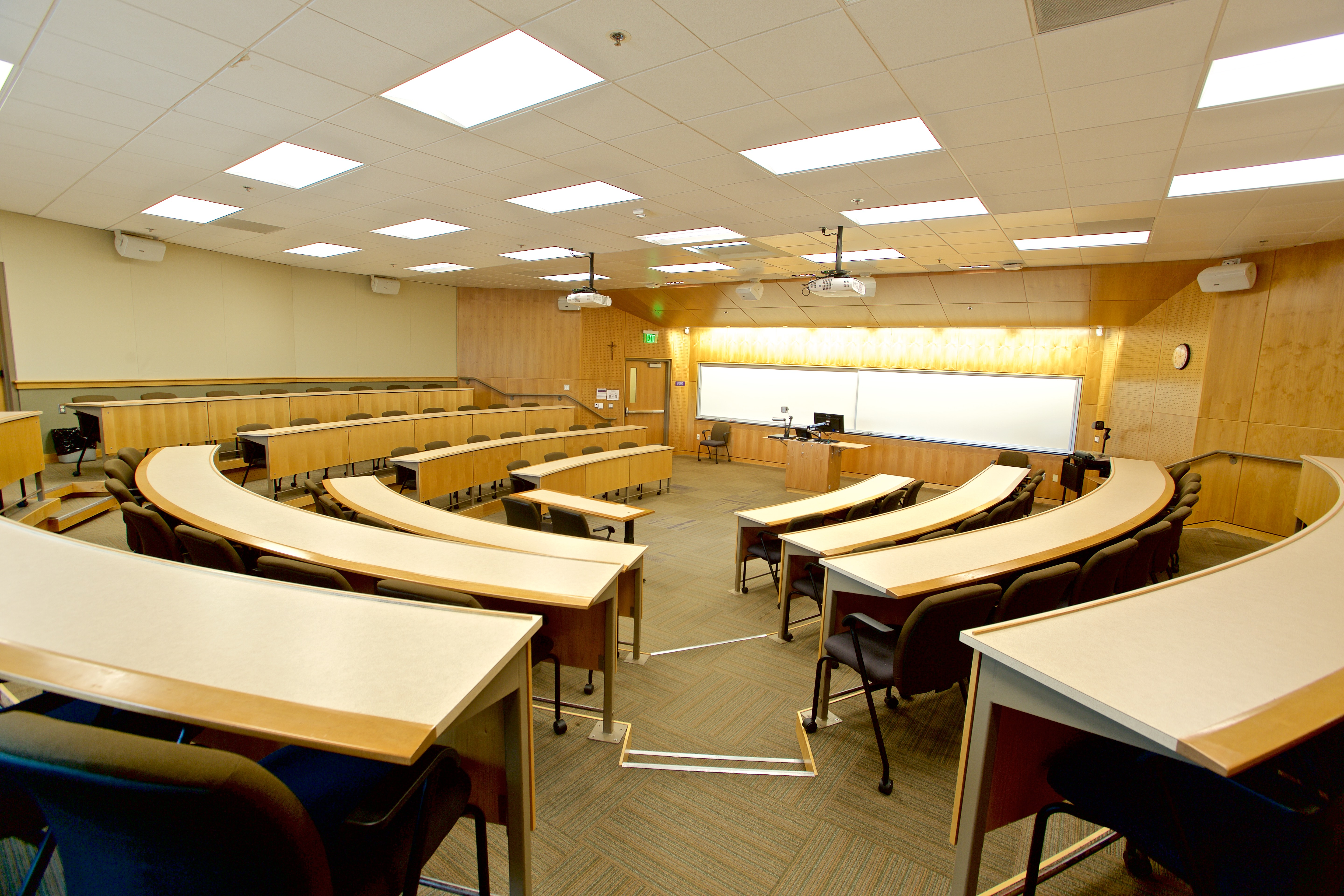 Large classroom.
