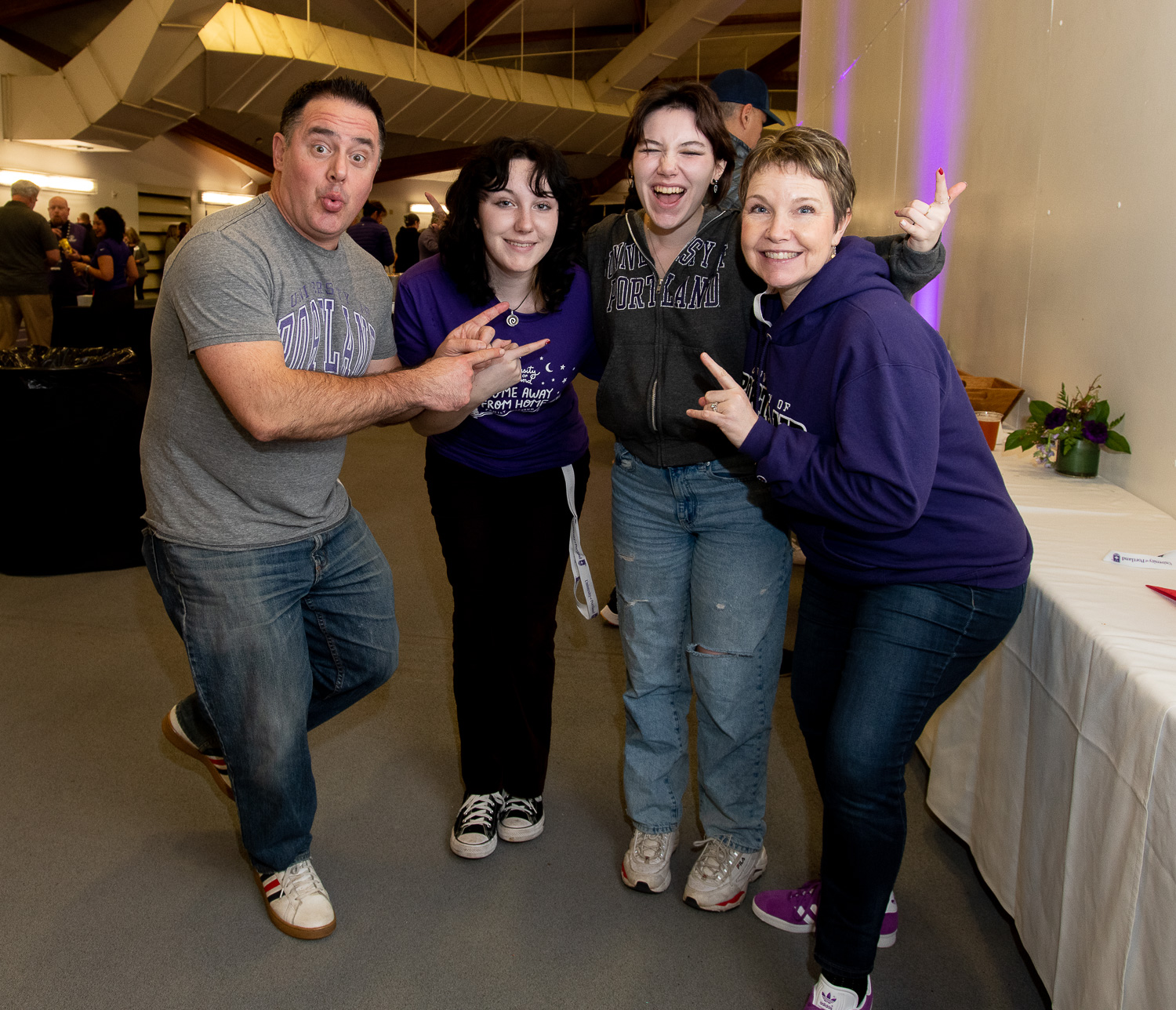 Family at Family Weekend