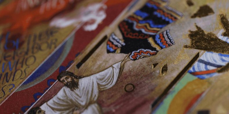 illuminated bible image