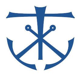 Holy Cross emblem of cross and anchors