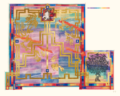 Vision of the New Jerusalem image from The Saint John's Bible