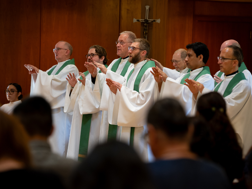 Priests concelebrating