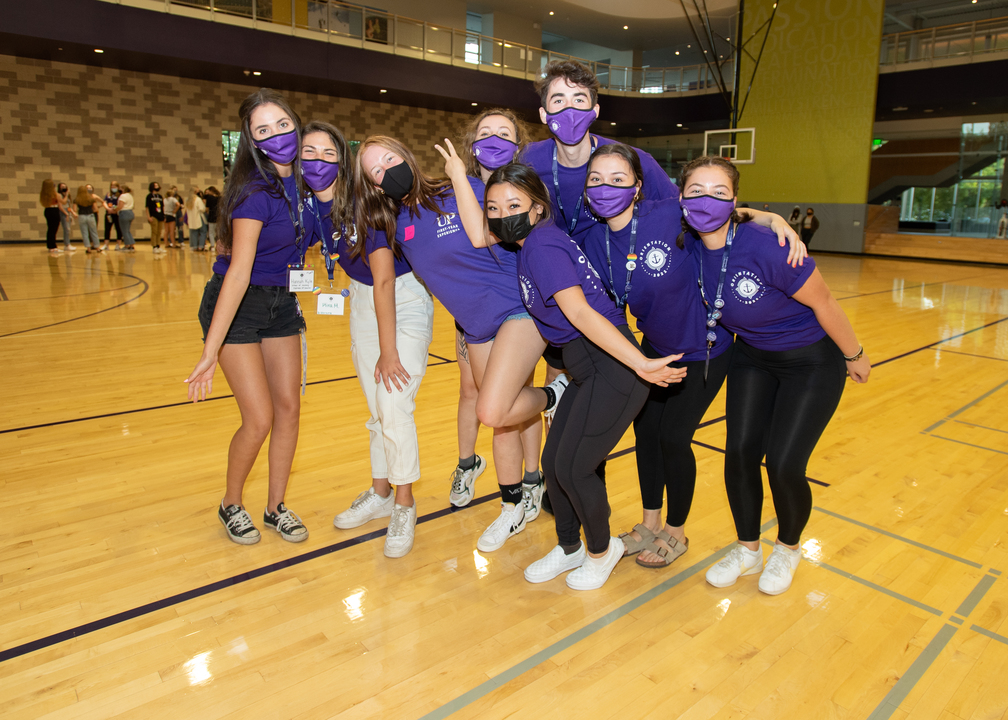Students celebrate the return to campus and get acquainted with their residence halls during All Aboard!