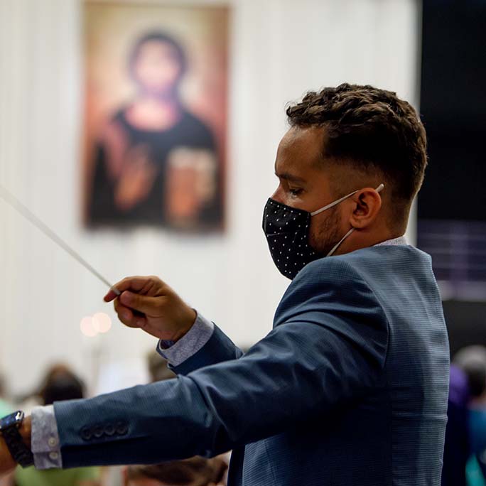 UP’S new campus minister for liturgical music Hector Mendoza