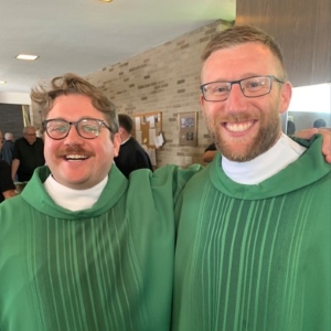 Deacon Guiney and Deacon Kreipke