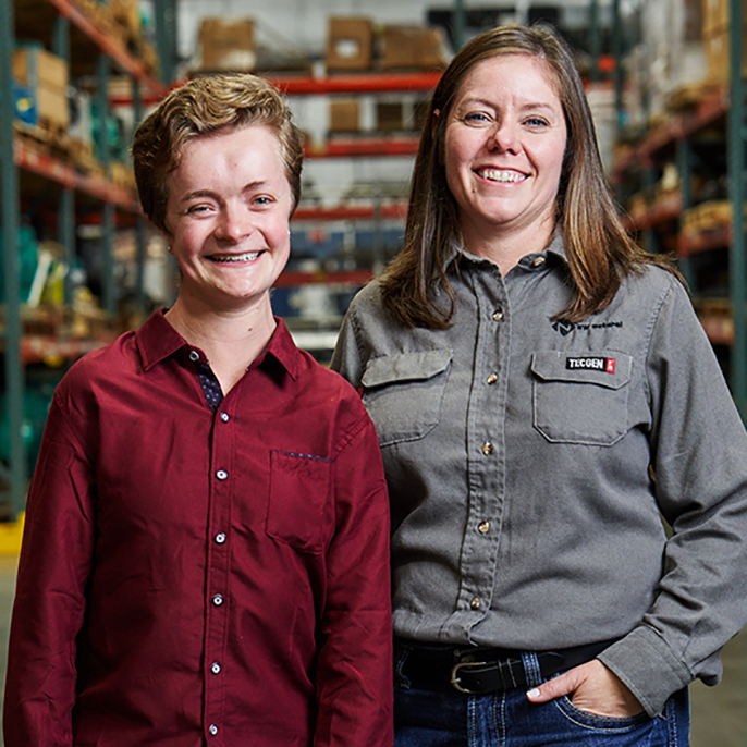 photo of Abbey Hill and Andrea Kuehnel 