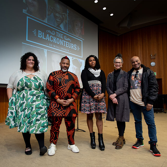 Blackonteurs on stage