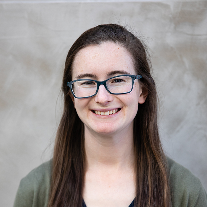 Erin McConville, smiling