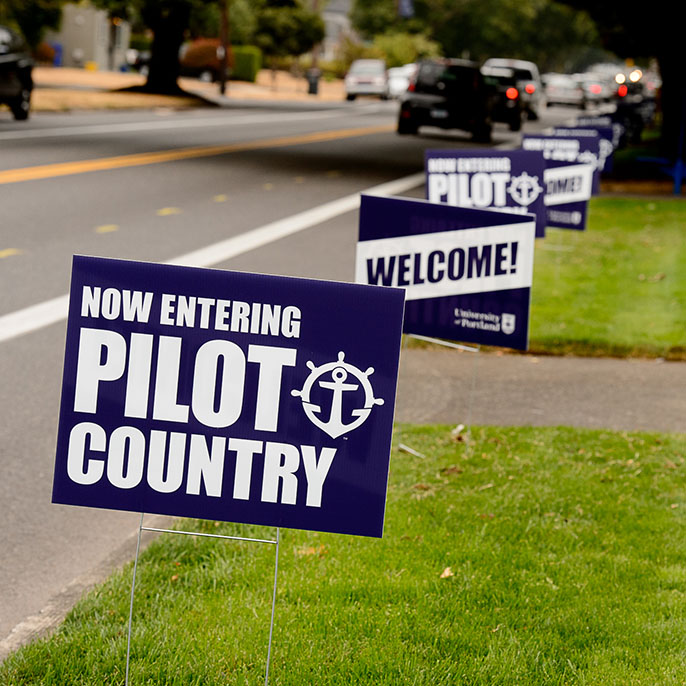 photo of signs on grass