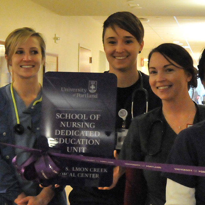 Nursing students at Legacy Salmon Creek