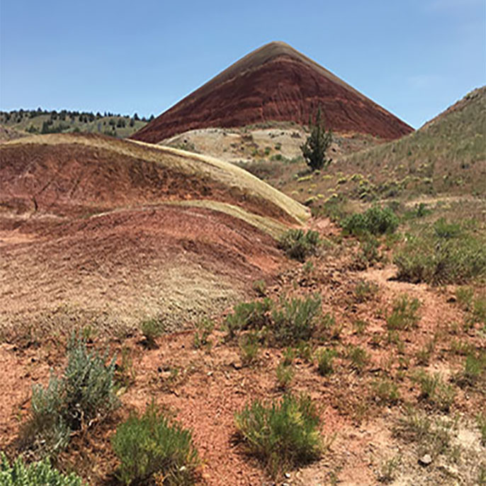 Eastern Oregon landscape.