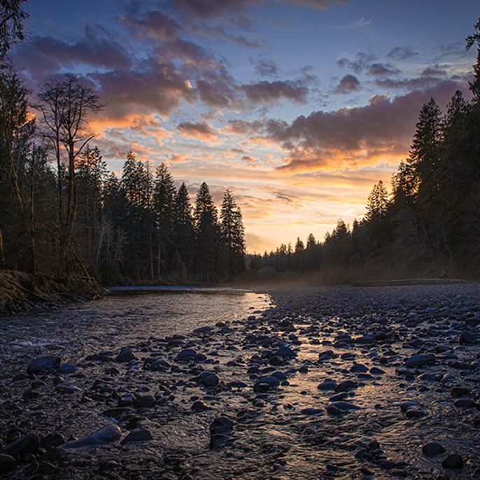 Sunset in Olympic National Park