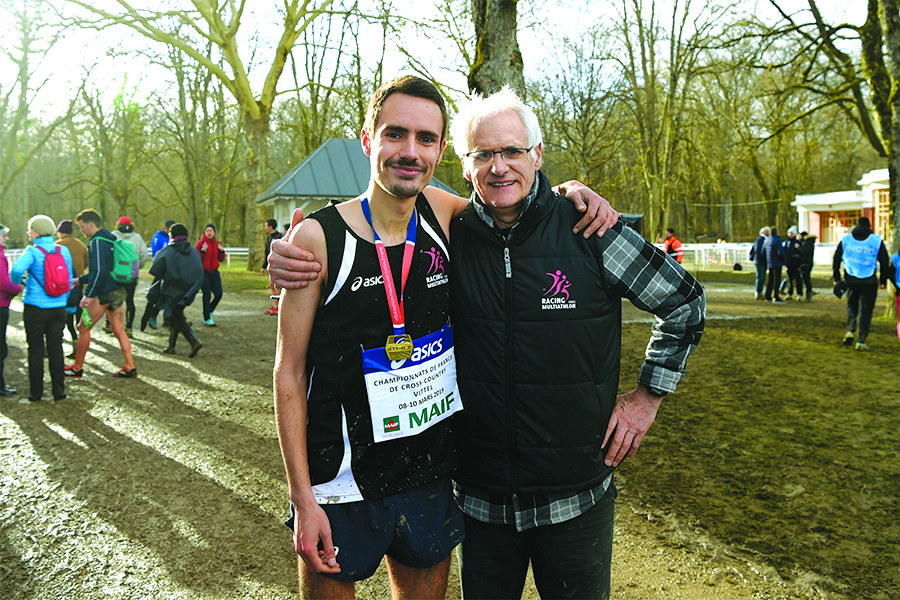Emmanuel Roudolff-Levisse with his father, Pierre