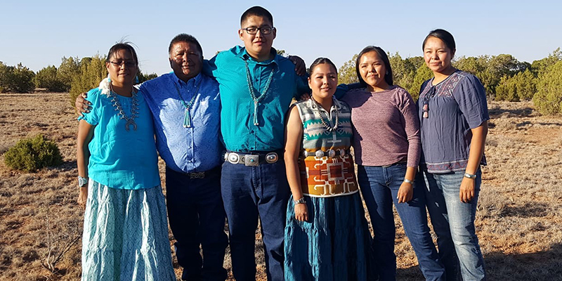 Devonna Begay's family