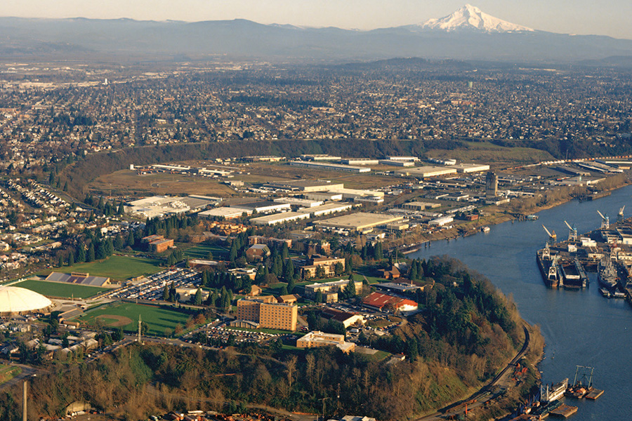 UP campus from above