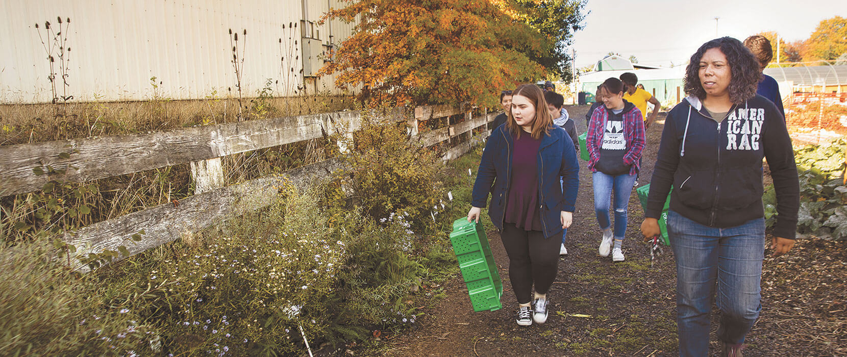 Students participating in the Fall 2018 civil rights immersion.