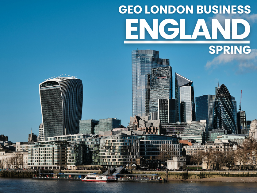 pale blue London skyline