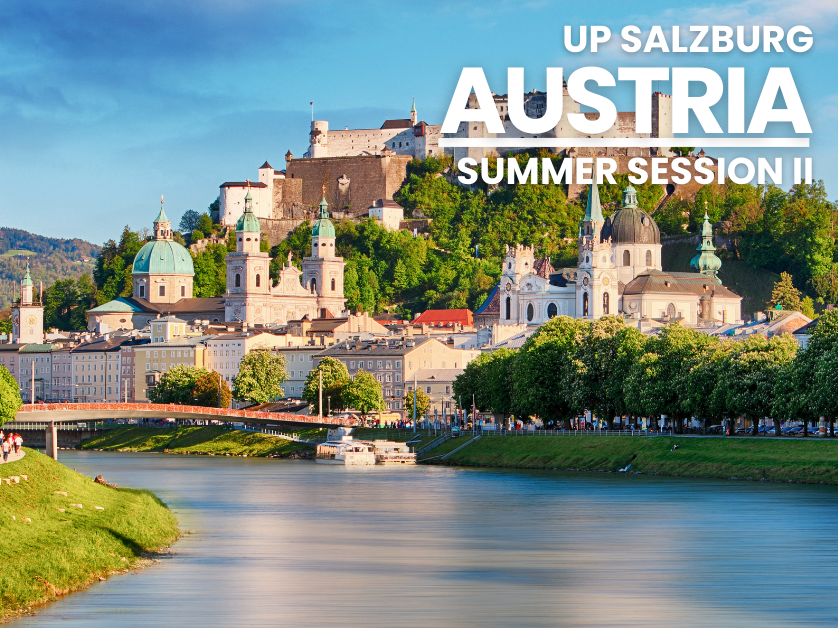 colorful houses with program name in the corner